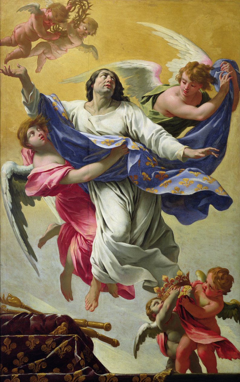Apoteose de São Luís, 1639-42 de Simon Vouet