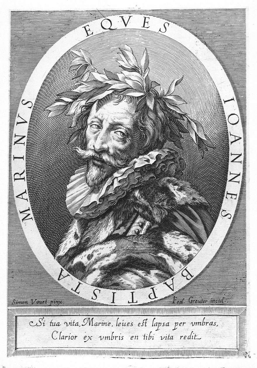 Giambattista Marino de Simon Vouet