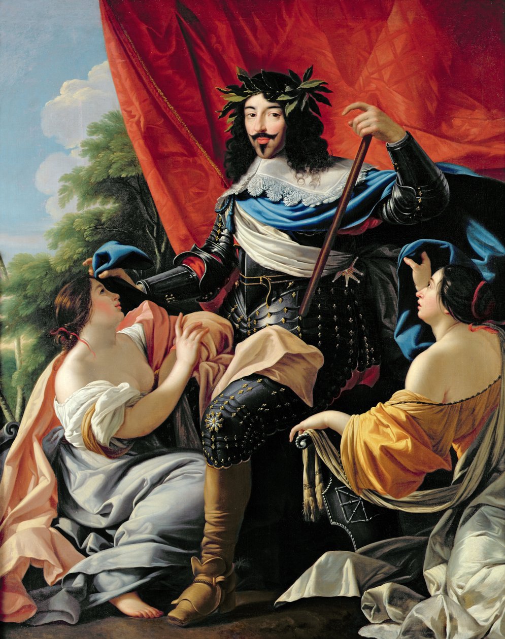 Luís XIII (1601-43) de Simon Vouet