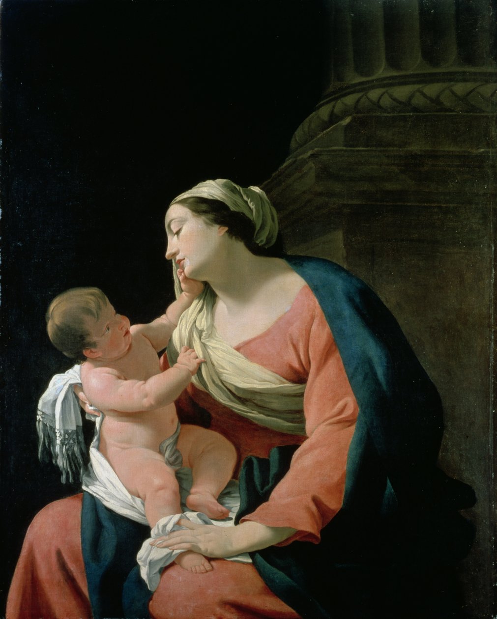 Madonna e criança, século XVII de Simon Vouet
