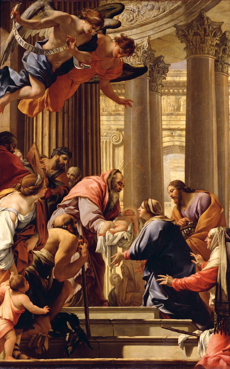 Apresentação no templo de Simon Vouet