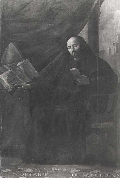 Retrato de Suger (c.1081-1151) Abade de São Denis de Simon circle of Vouet