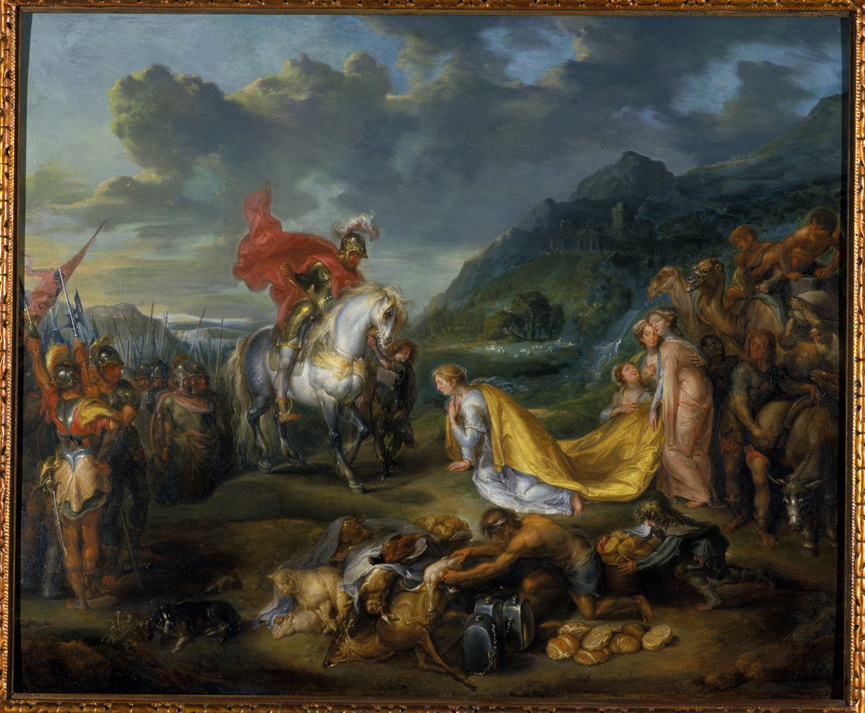 Abigail antes de David, 1640 de Simon de Vos