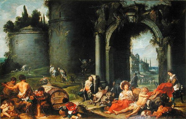 As obras da misericórdia, c.1630-40 de Simon de Vos