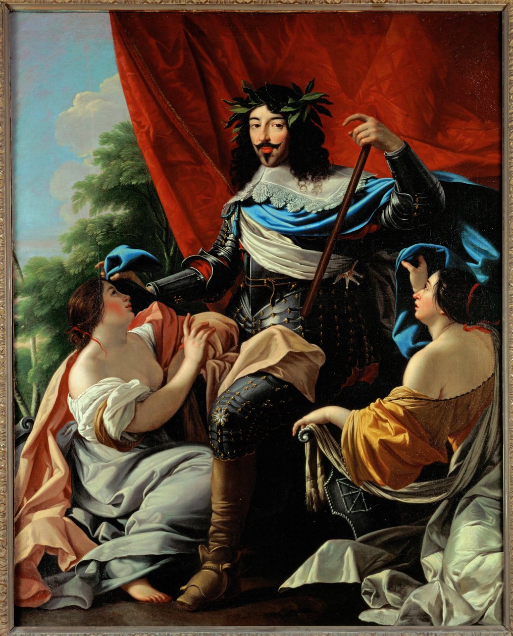 Luís XIII, rei de França e de Navarra ... (pintura sobre tela) de Simon (circle of) Vouet