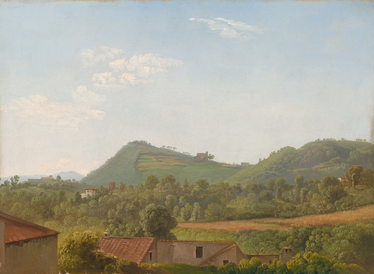 Vista perto de Nápoles, c. 1806. de Simon Alexandre Clément Denis
