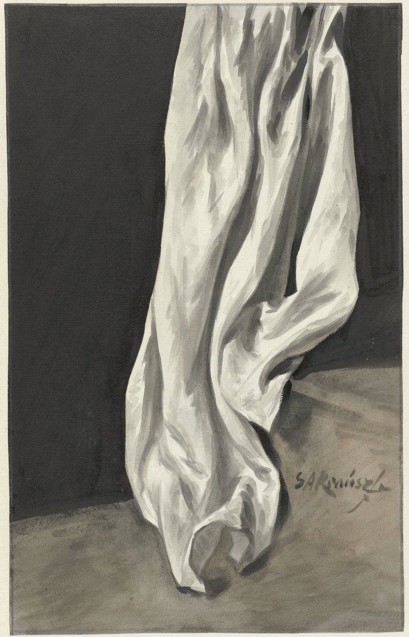 Draperiestudie de Simon Andreas Krausz