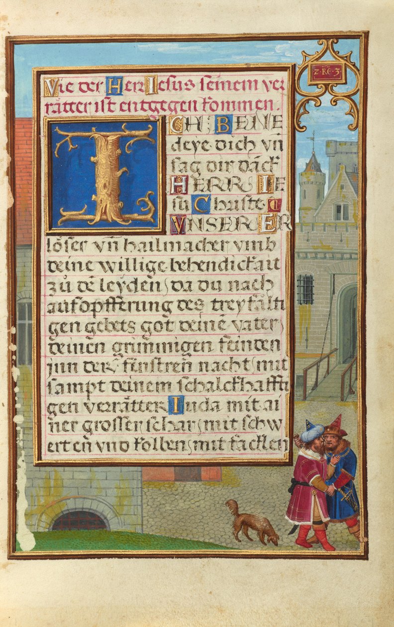 Rand mit Joab, der Abner ersticht de Simon Bening