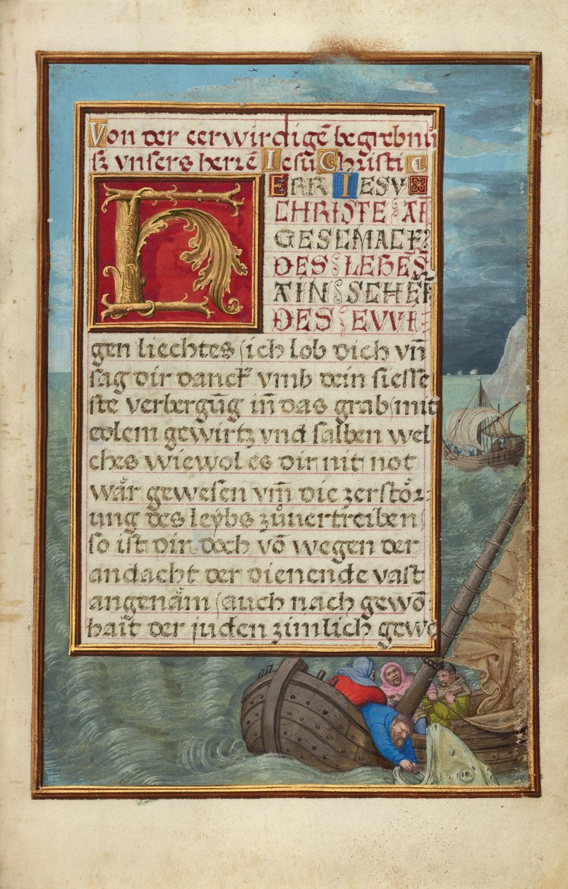 Rand mit Jona ins Meer geworfen de Simon Bening