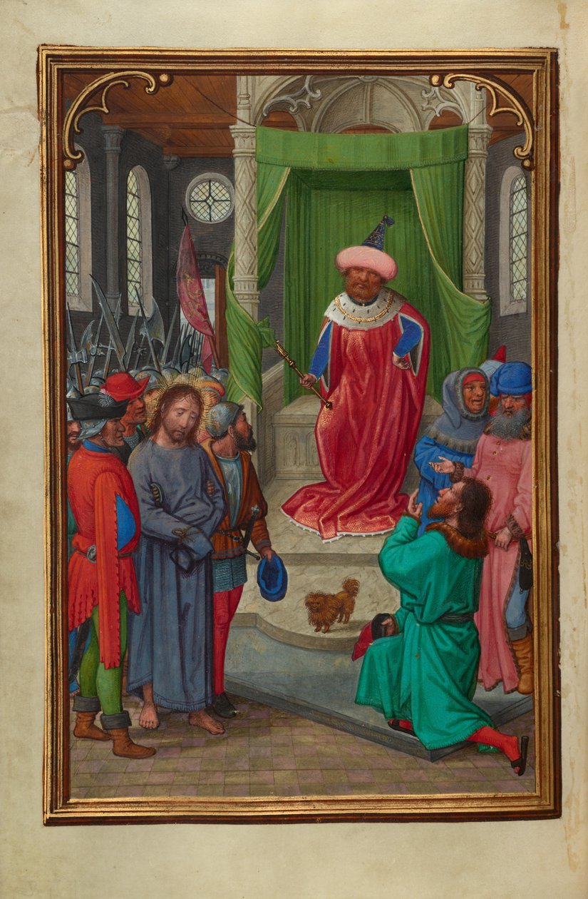 Cristo perante Herodes de Simon Bening