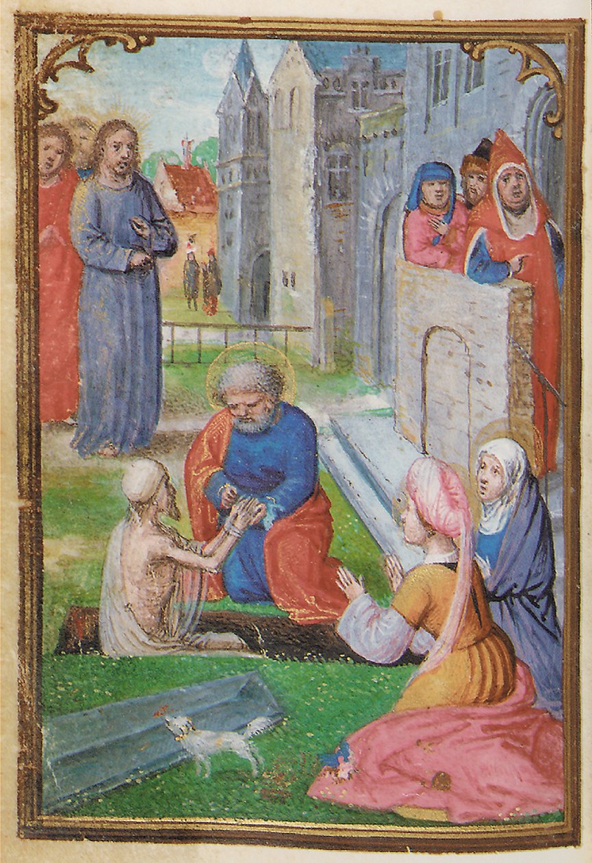 Fólio de um Livro de Horas em miniatura, uso de Roma, Bruges, 1530-35 de Simon Bening