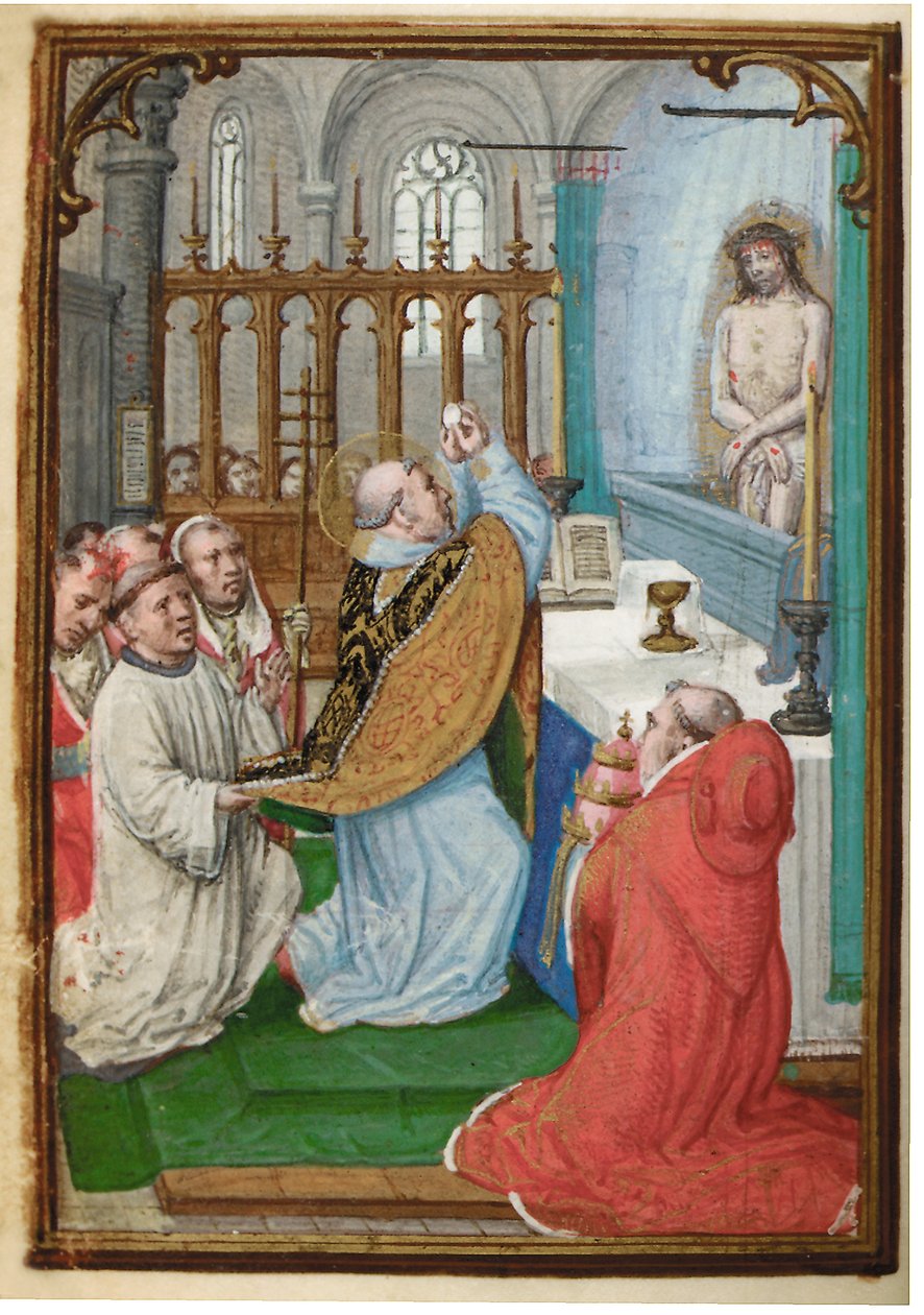 Fólio de um Livro de Horas em miniatura, uso de Roma, Bruges, 1530-35 de Simon Bening