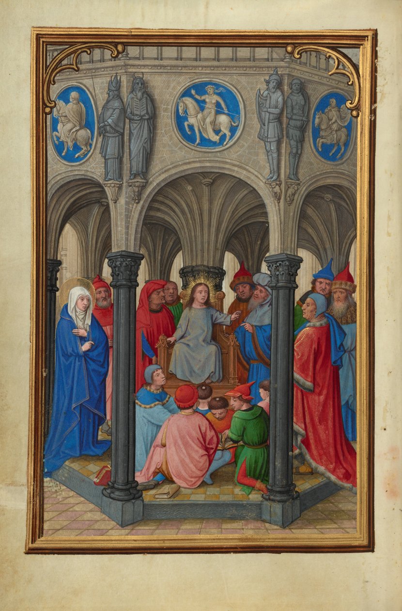 Jesus entre os médicos de Simon Bening