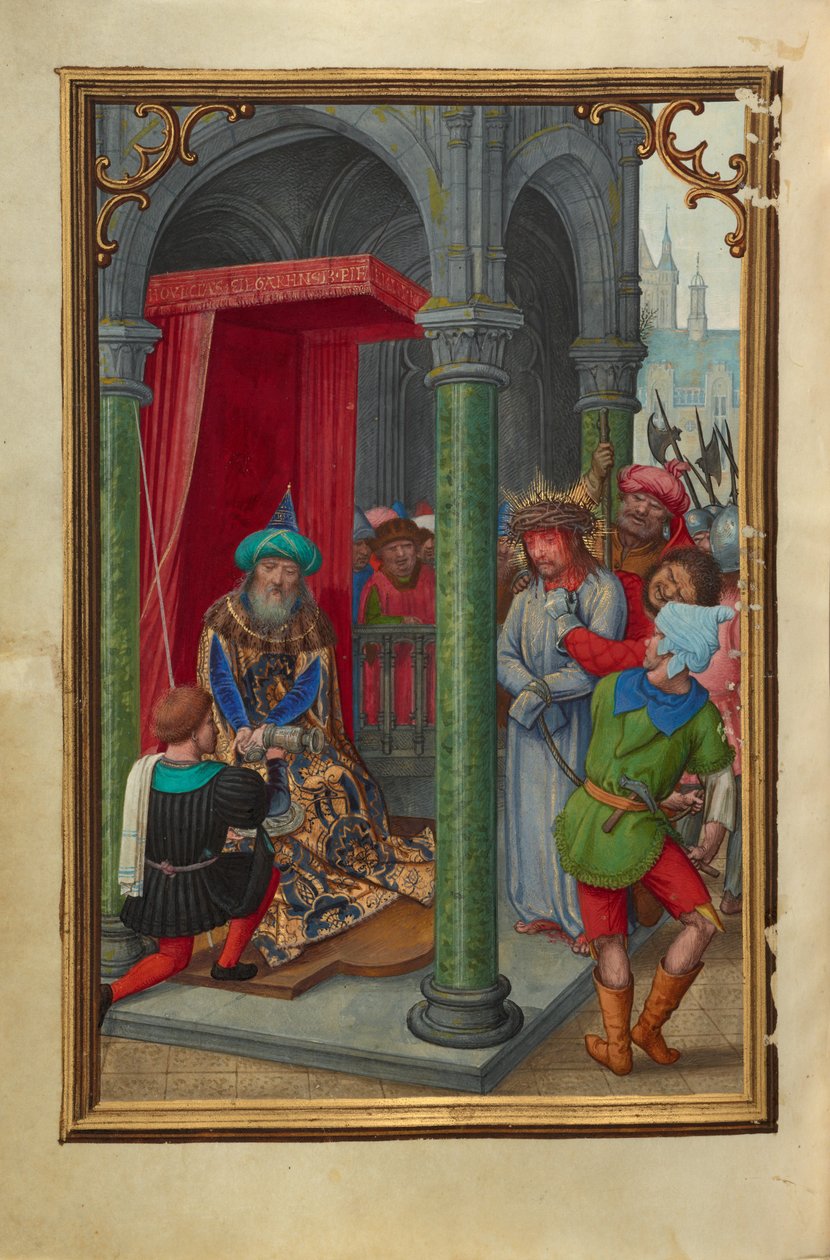 Pilatos lavando as mãos de Simon Bening