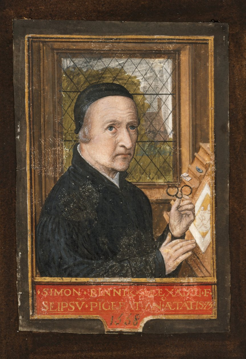 Autorretrato, 1558. de Simon Bening