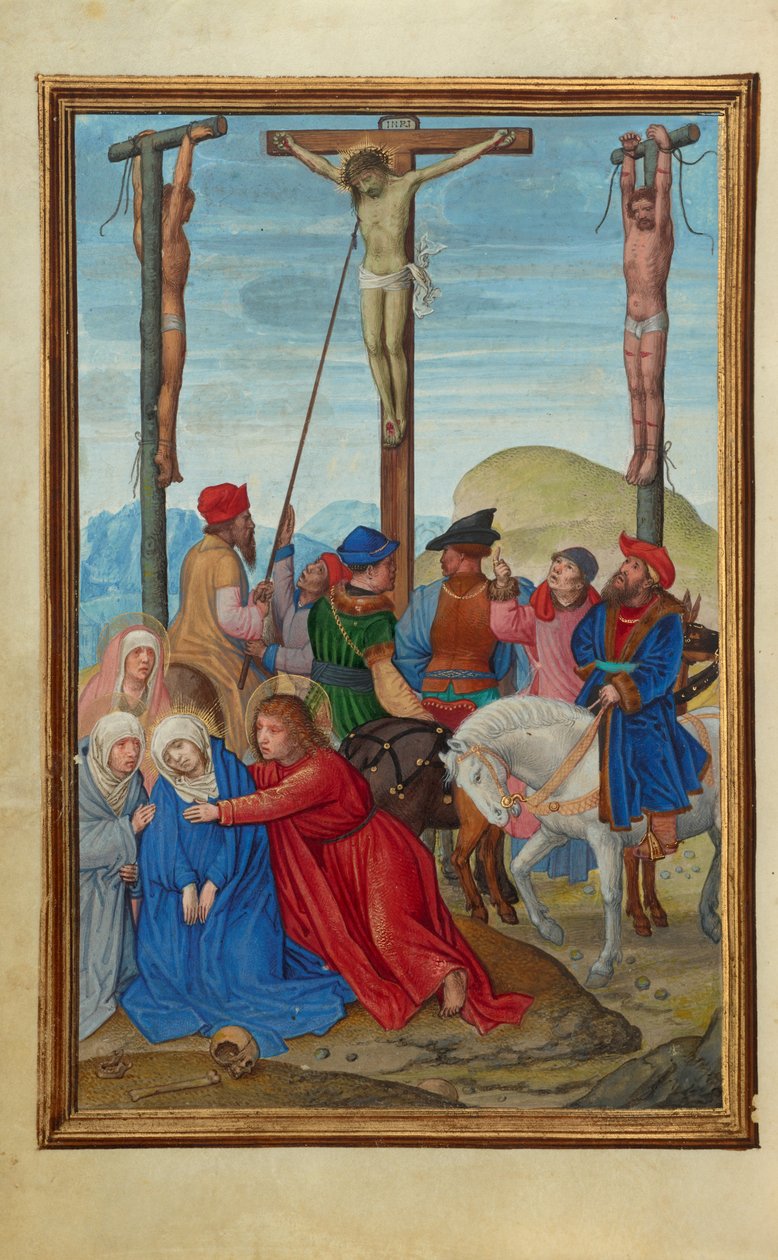 A perfuração do lado de Cristo de Simon Bening