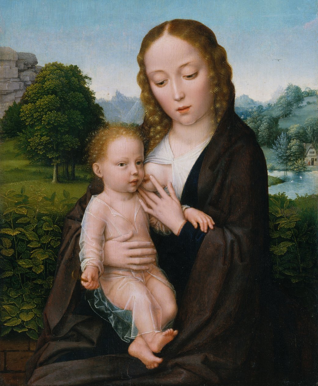 Virgem e Criança, ca. 1520 de Simon Bening