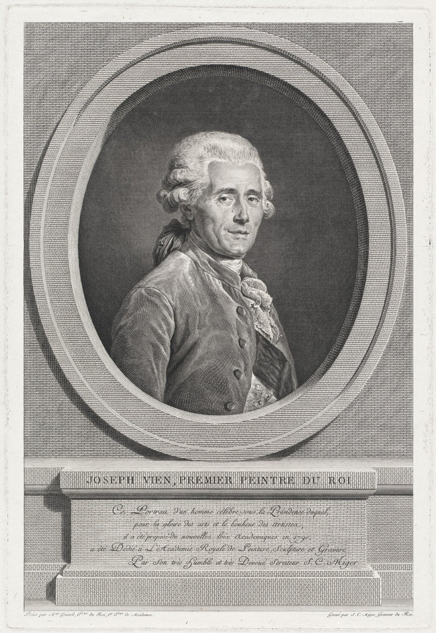 Joseph Vienne de Simon Charles Miger after Adélaïde Labille Guiard