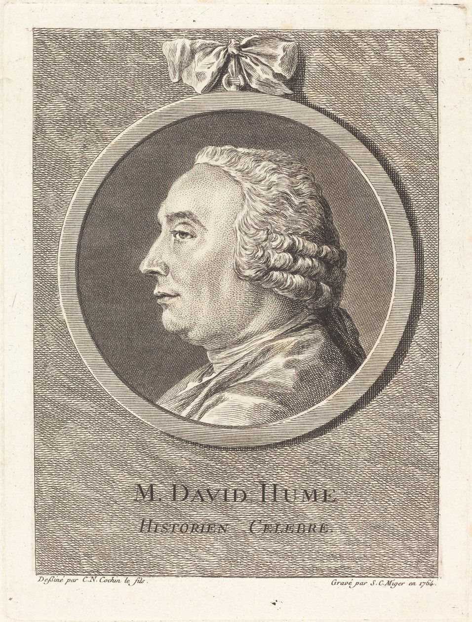 M. David Hume de Simon Charles Miger after Charles Nicolas Cochin II