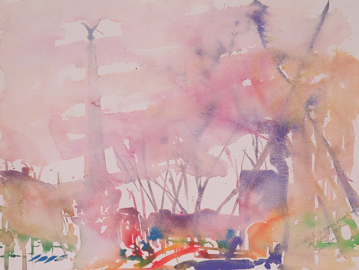 Aix en provence, França, 2002 (aguarela) de Simon Fletcher
