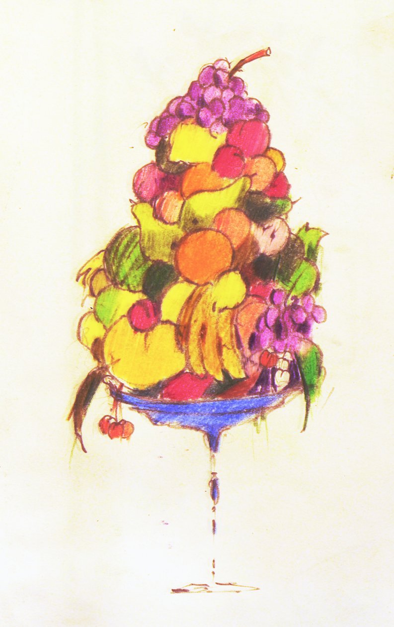 Coupe, 2005 (aguarela e lápis de cor) de Simon Fletcher