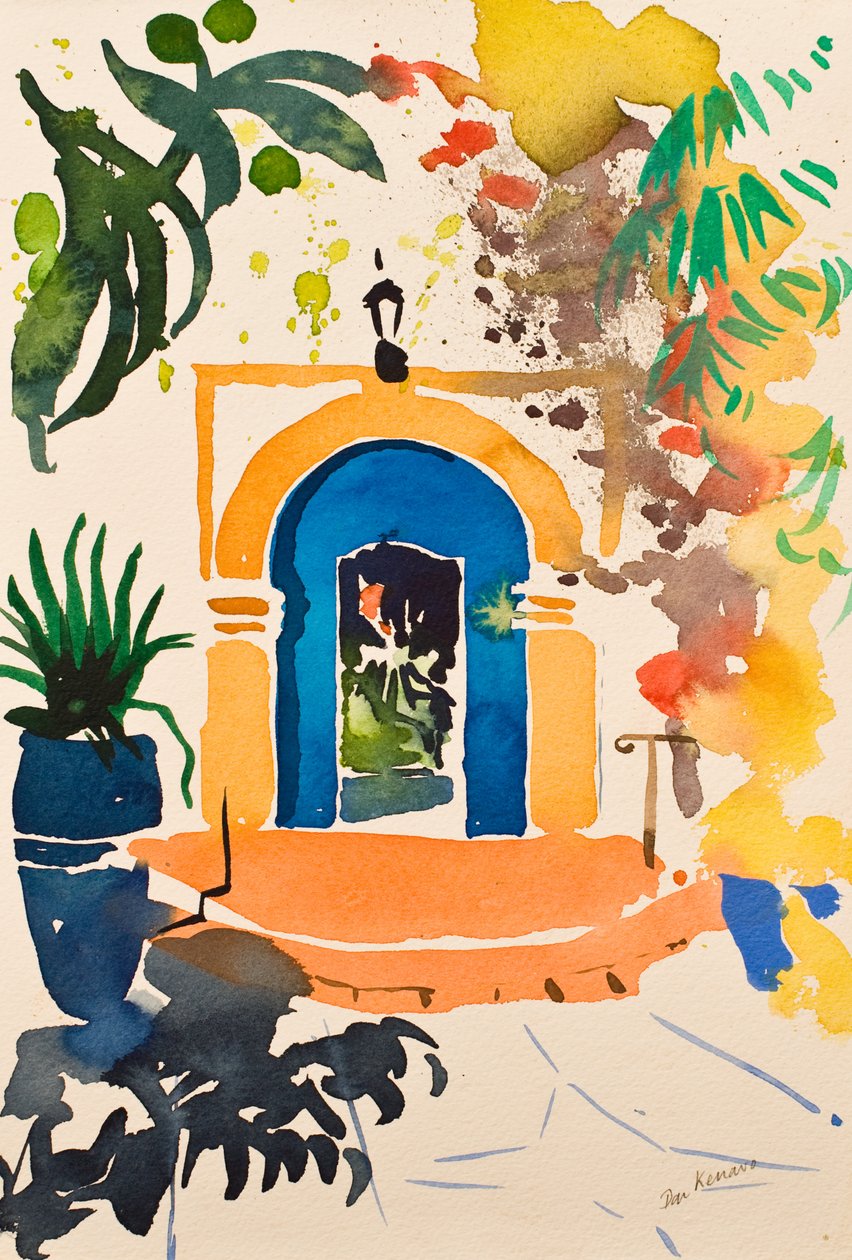 Dar Kenavo, 2016 (aguarela) de Simon Fletcher
