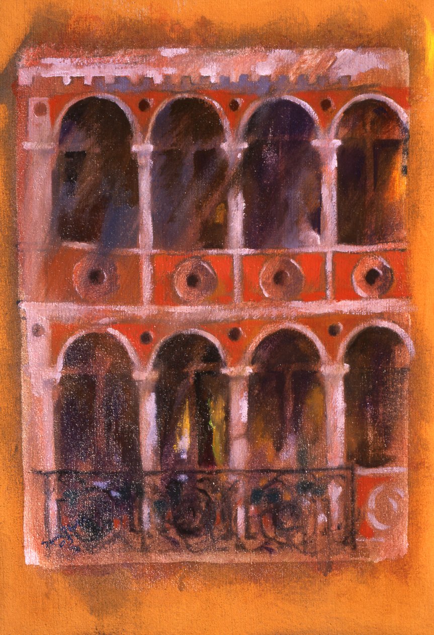 Fachada (óleo sobre tela) de Simon Fletcher