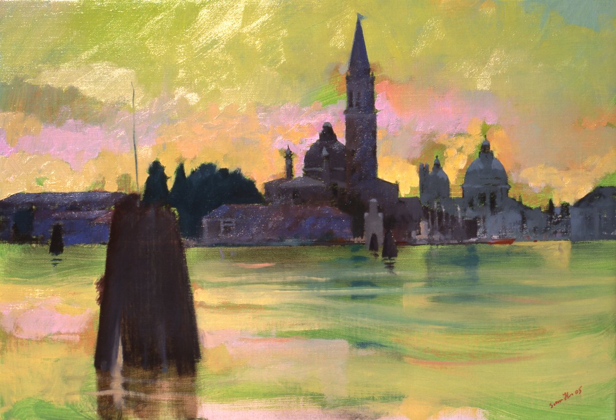 Giorgio e a Saudação, 2005 (óleo sobre tela) de Simon Fletcher