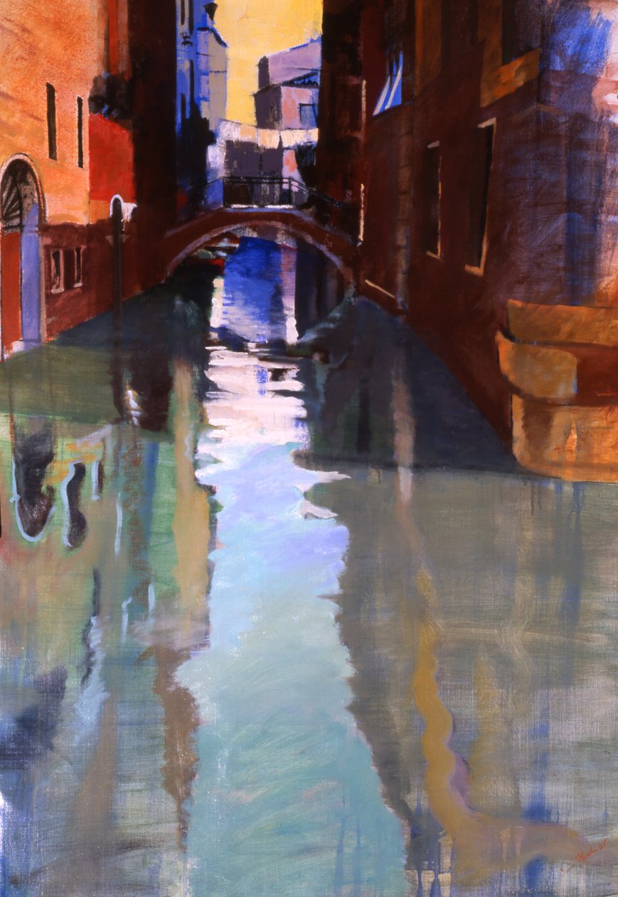 Pequeno Canal, 2005 (óleo sobre tela) de Simon Fletcher