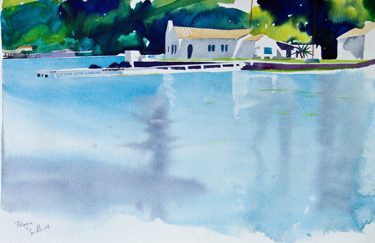 Pelagia, 2008 (aguarela) de Simon Fletcher