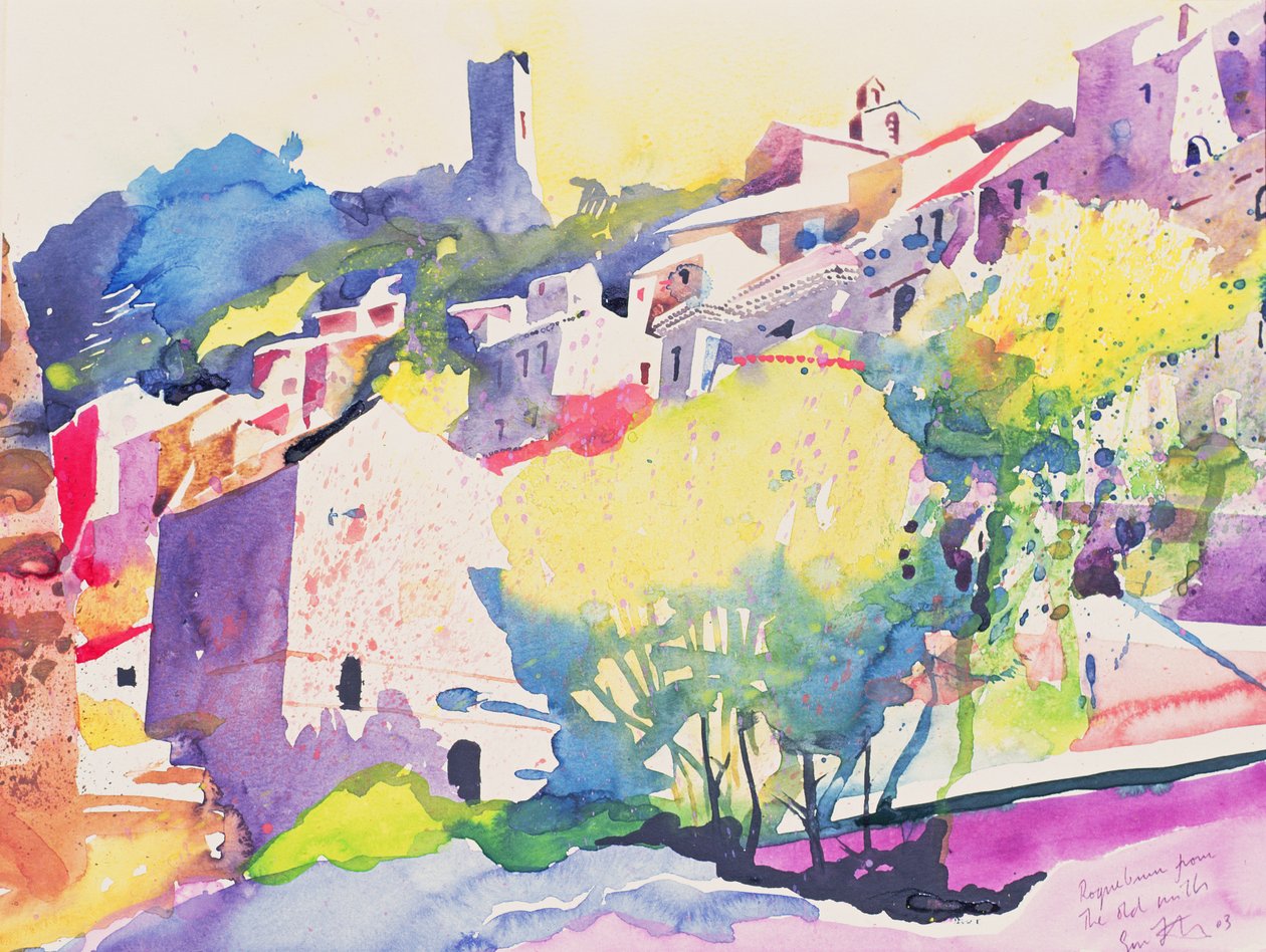 Roque Brun dos Moinhos Velhos, 2003 (aguarela sobre papel) de Simon Fletcher