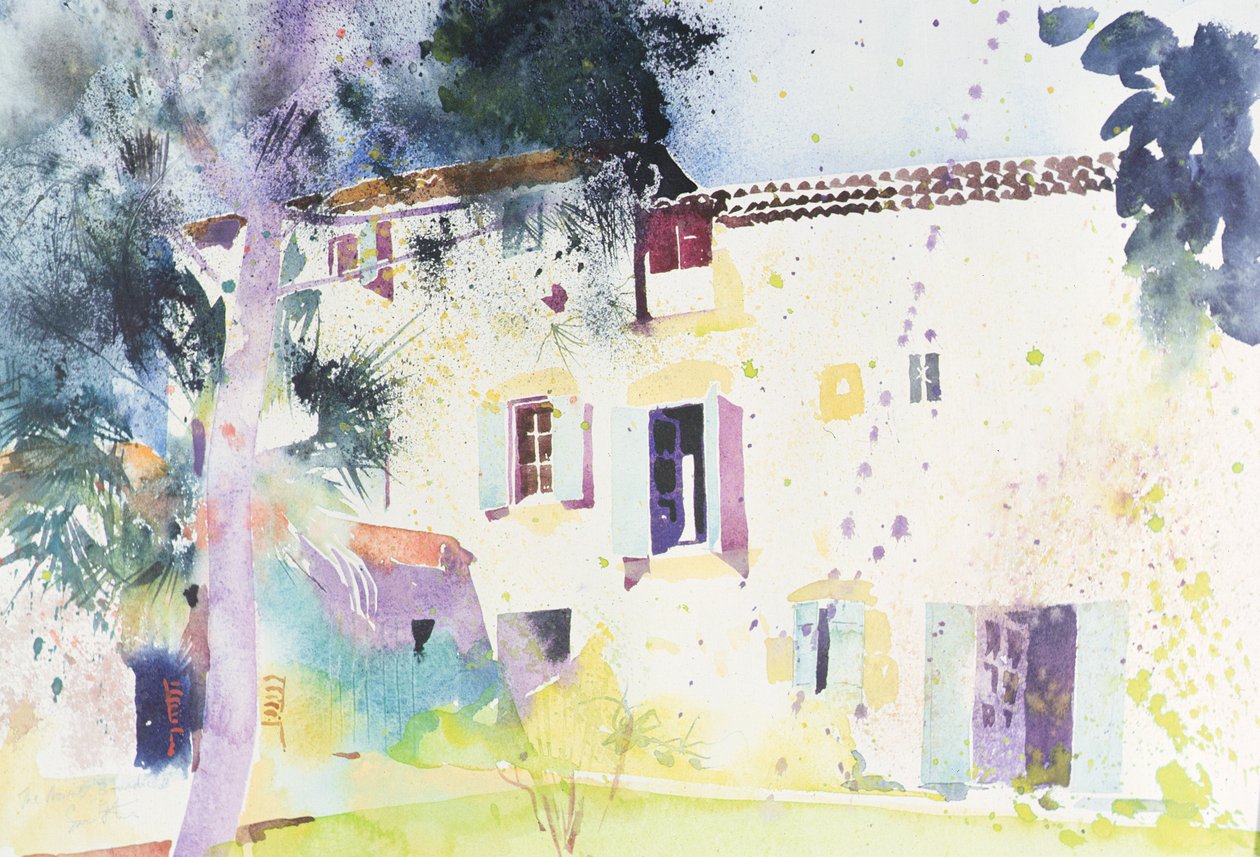 A Casa Bourdic, 2003 (aguarela) de Simon Fletcher