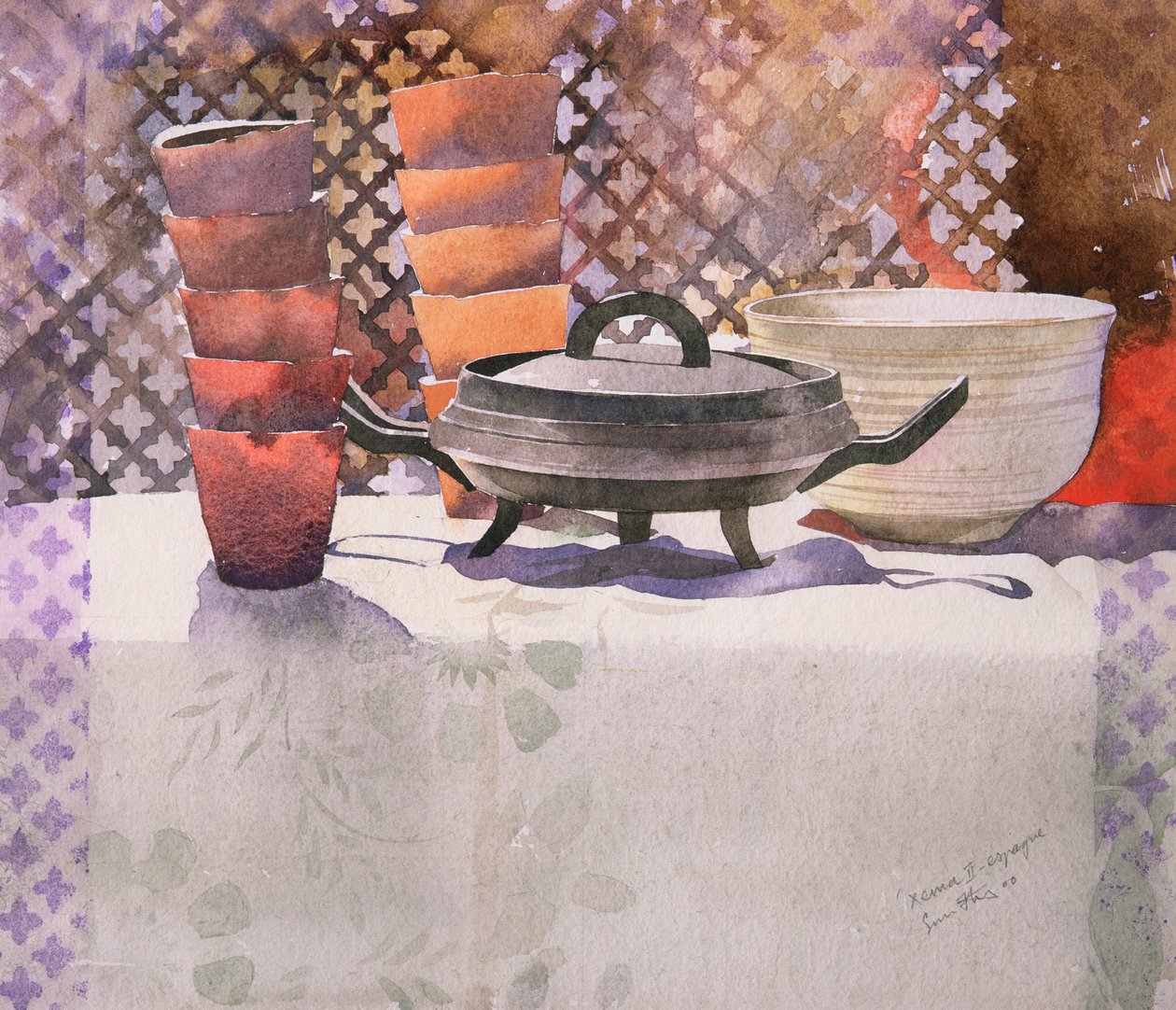 Xema Espagne, 2000 (aguarela) de Simon Fletcher