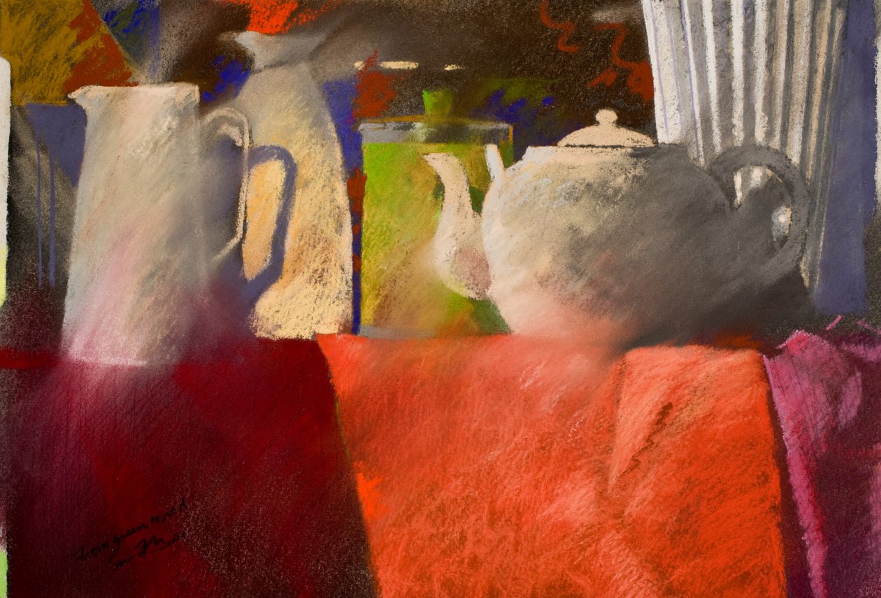 do verde ao vermelho, 2002 (pastel) de Simon Fletcher