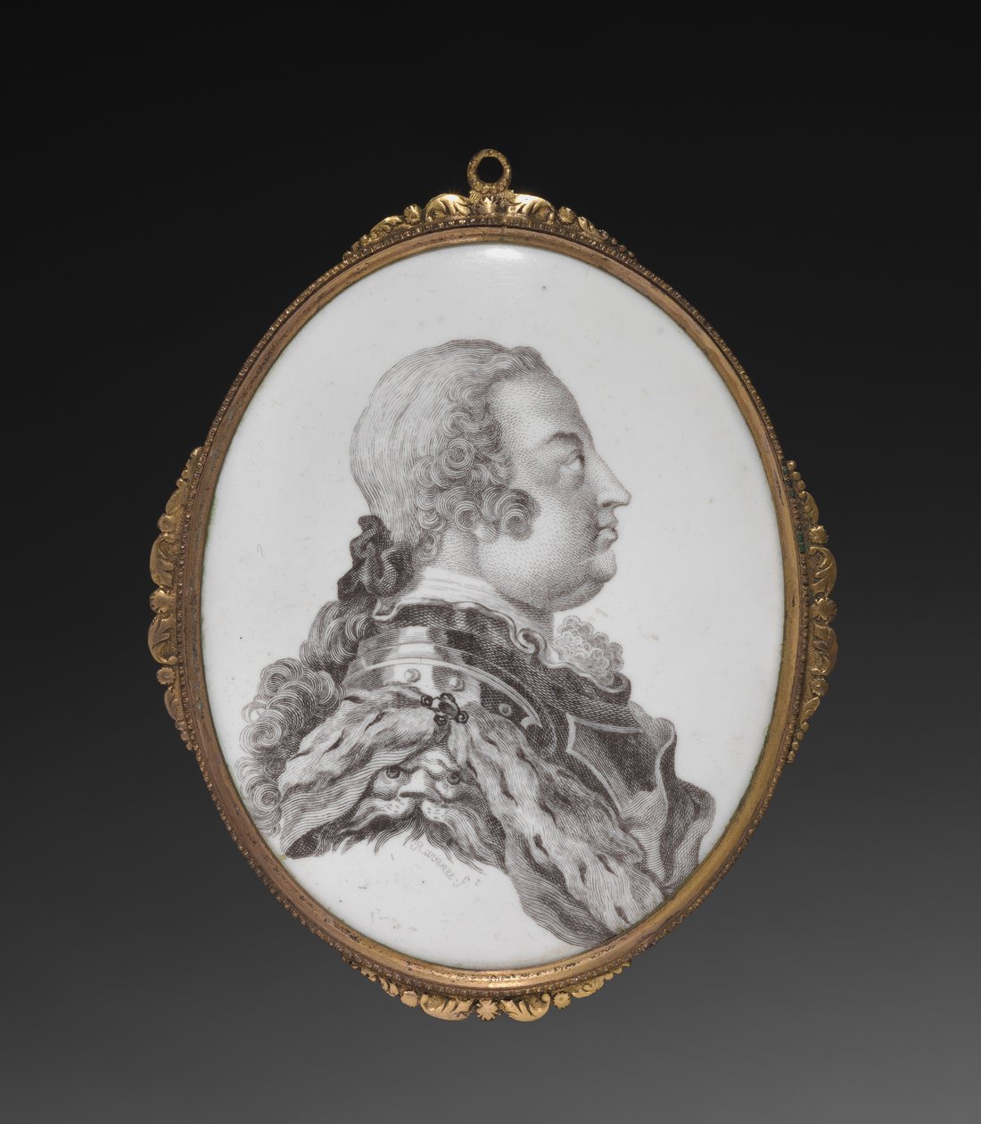 Placa Oval, Duque de Cumberland, c. 1755. de Simon Francois Ravenet