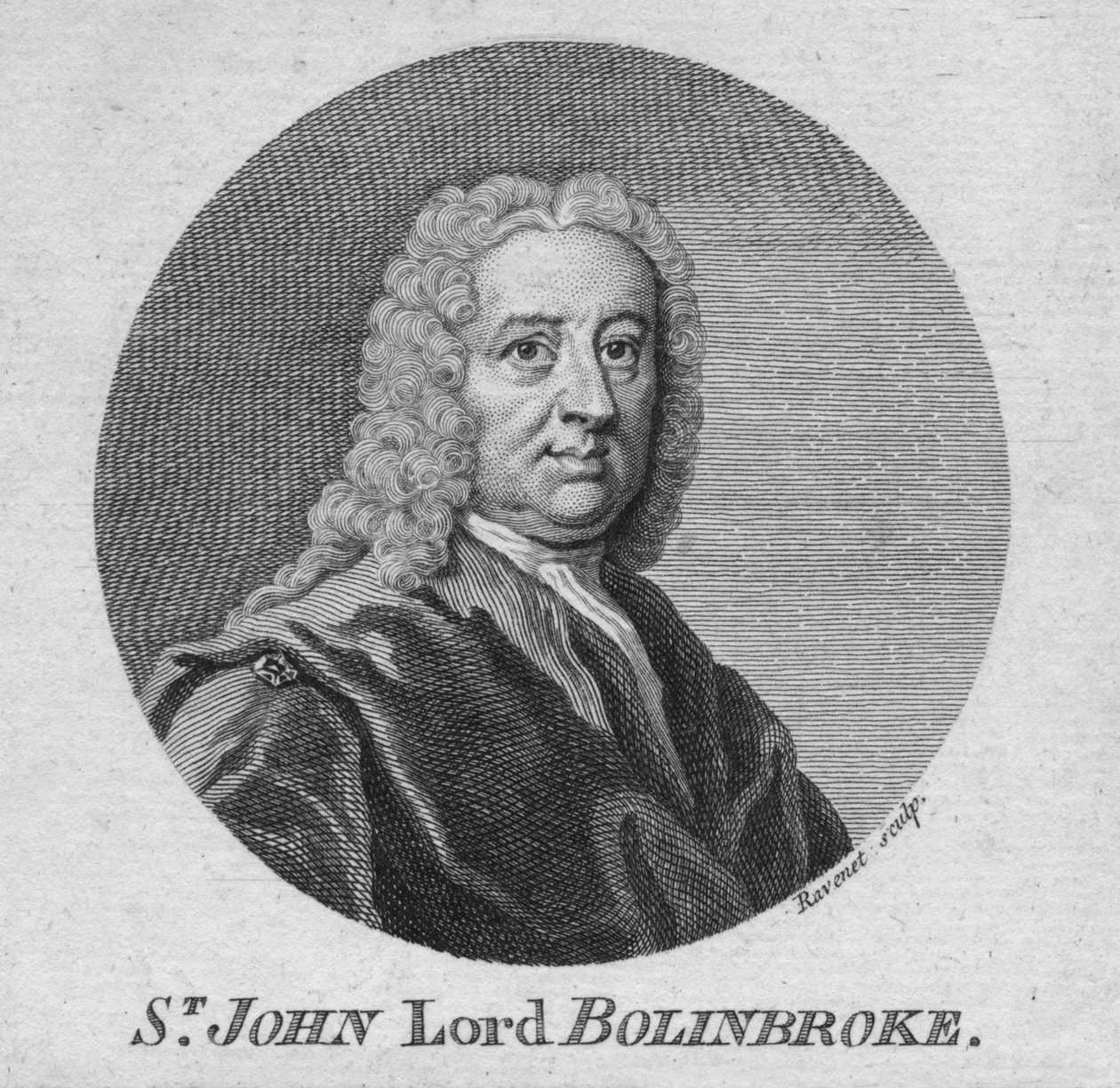 São João Lord Bolinbroke, c1750s. de Simon Francois Ravenet