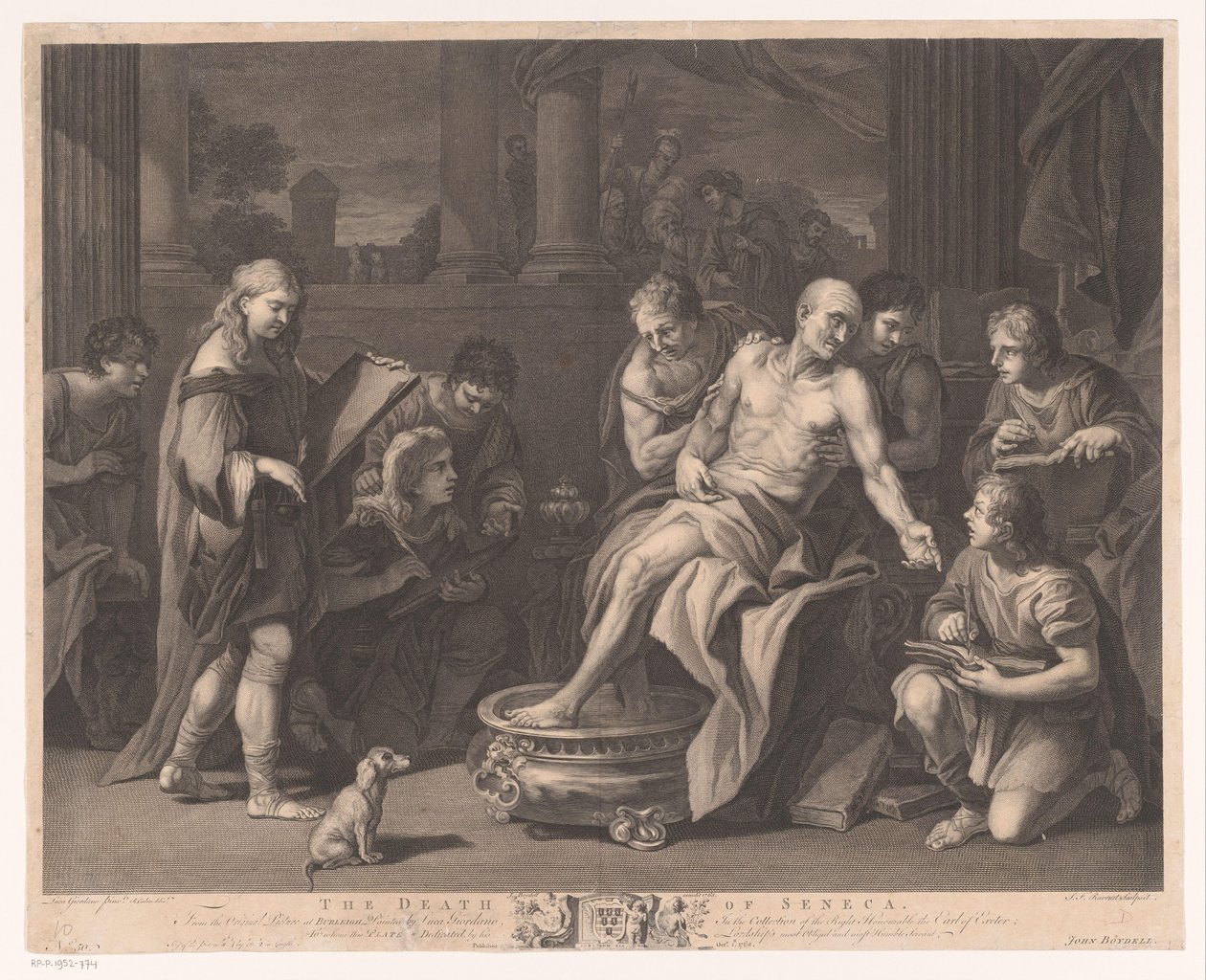 Dood van Seneca
A Morte de Séneca (título sobre o objecto) de Simon François Ravenet (le vieux)