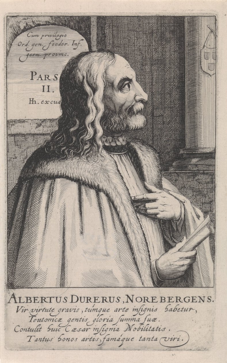 Retrato de Albrecht Dürer de Simon Frisius