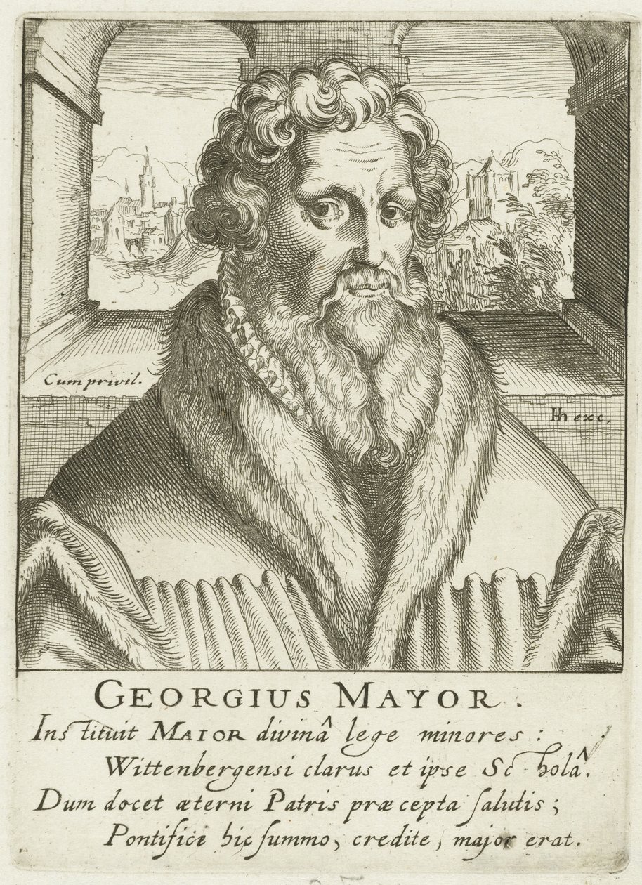 Retrato de Georgius Mayr de Simon Frisius