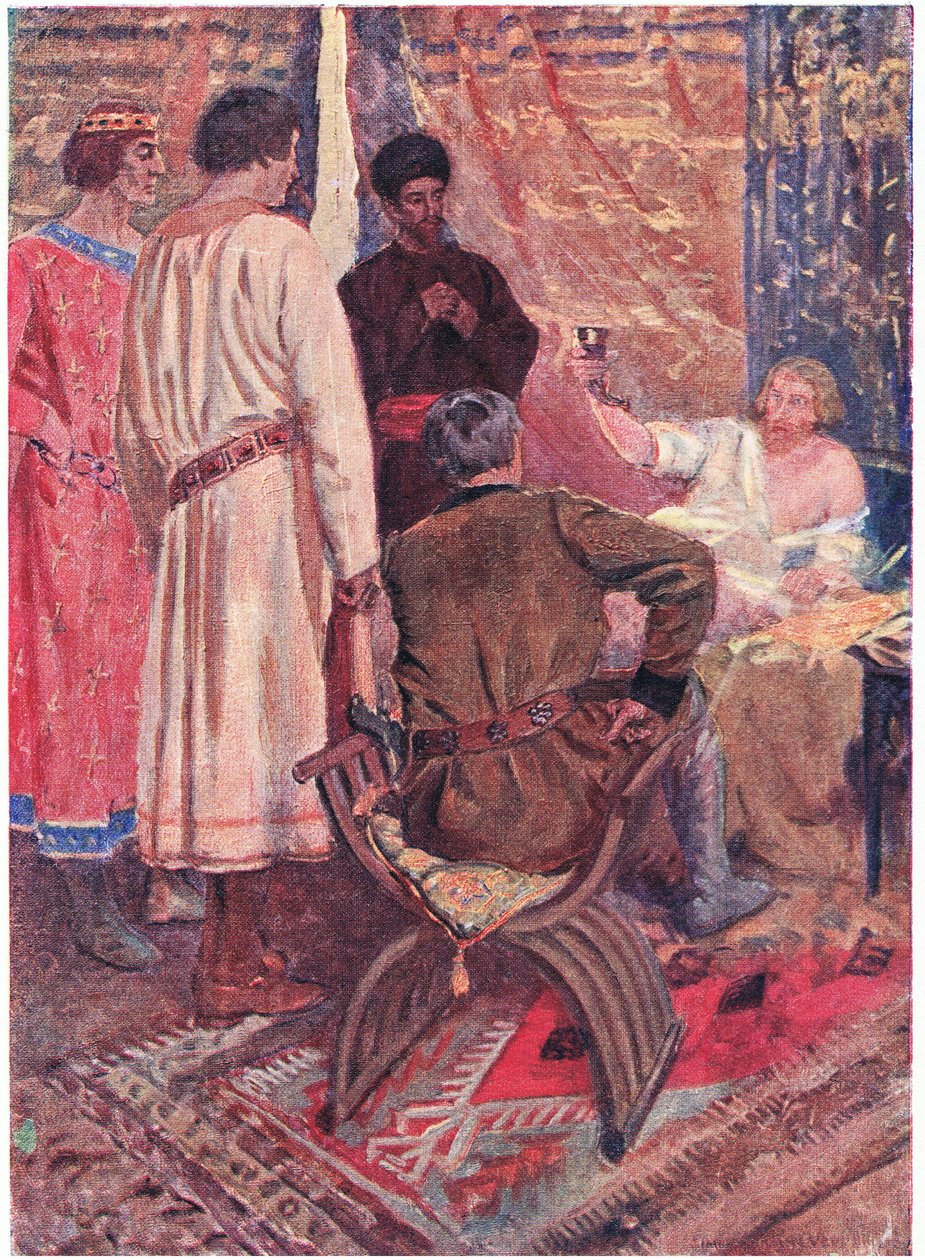 Para a honra imortal da primeira Cruzada que golpeará lance ou espada no portão de Jerusalém de Simon Harmon Vedder