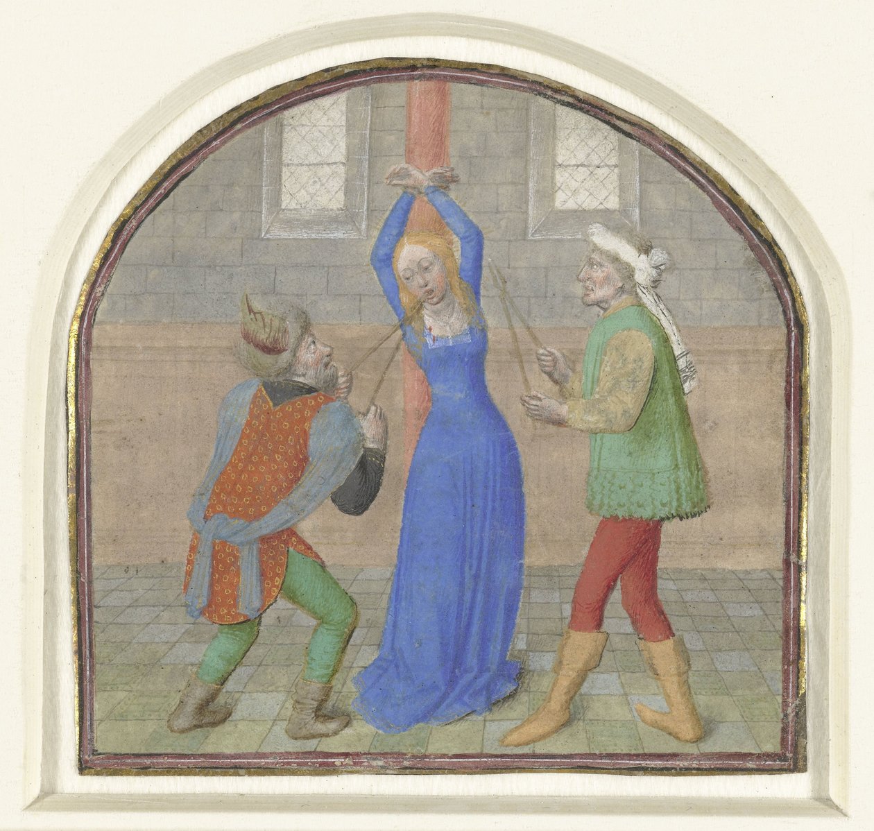 O martírio de Santa Apolónia de Simon Marmion