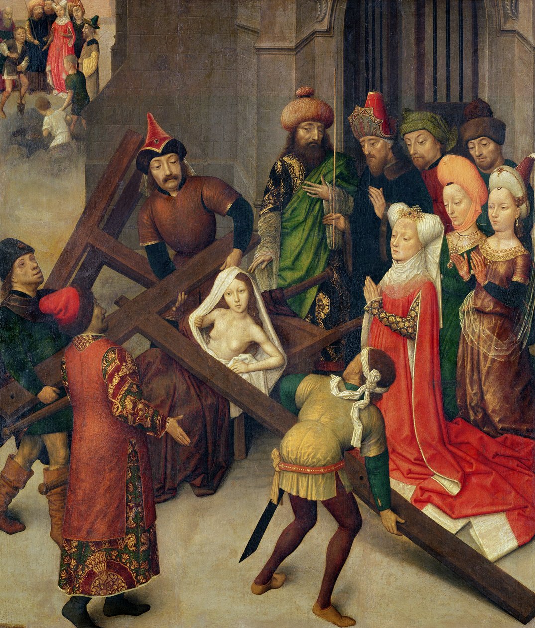 Santa Helena e o milagre da verdadeira cruz de Simon Marmion