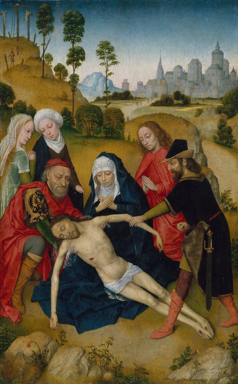A Lamentação de Cristo, ca. 1473 de Simon Marmion