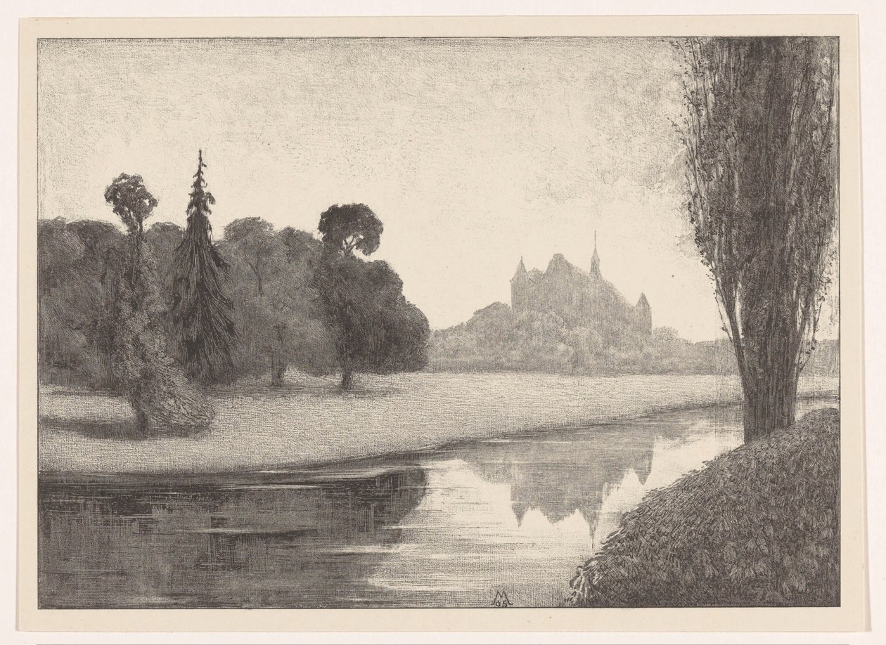 Parque no castelo Arredores de Laren (título da série original) de Simon Moulijn