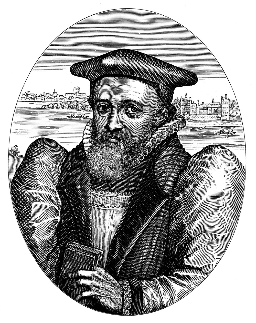 George Abbott 1562-1633, clérigo inglês e arcebispo de Canterbury, século XVII de Simon Pass