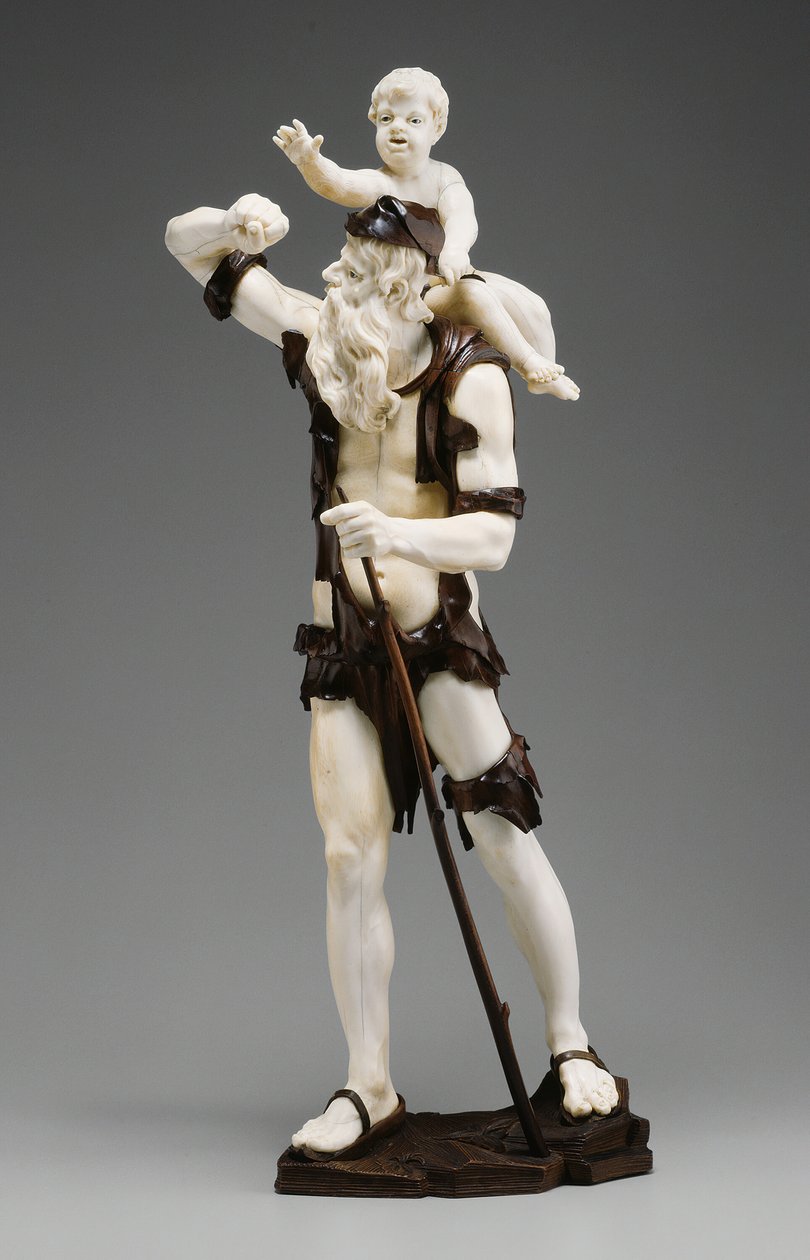 Velho mendigo carregando criança, 173550. de Simon Troger