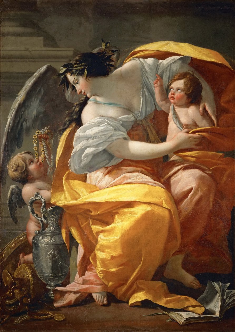 Alegoria da riqueza de Simon Vouet