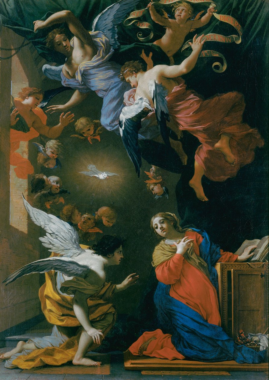 Anunciação de Simon Vouet