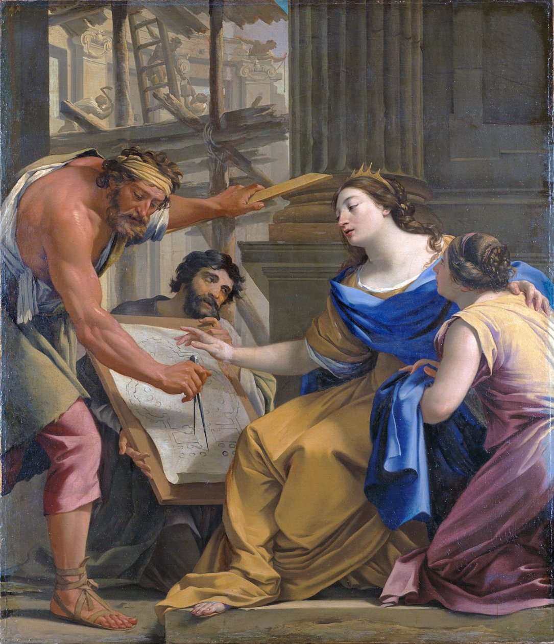 Artemisia Construção do Mausoléu de Simon Vouet
