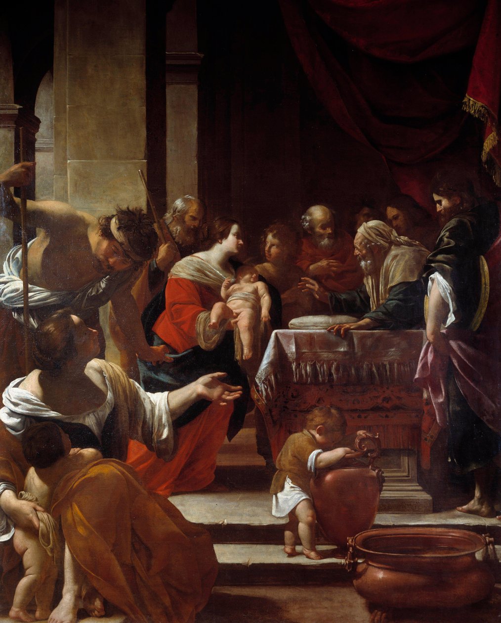 Circuncisão Pintura de Simon Vouet (1590-1649) 1622 Nápoles, Museu Nacional de Capodimonte de Simon Vouet